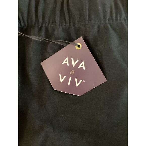 Ava &‎ Viv Women's Pants Skinny Mid Rise Comfort X - Picture 8 of 9